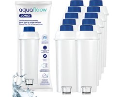 10x Aquafloow Waterfilters voor Delonghi - voor Koffiemachines - waterfilters voor Magnifica en Dinamica - ECAM waterfilter DLSC002
