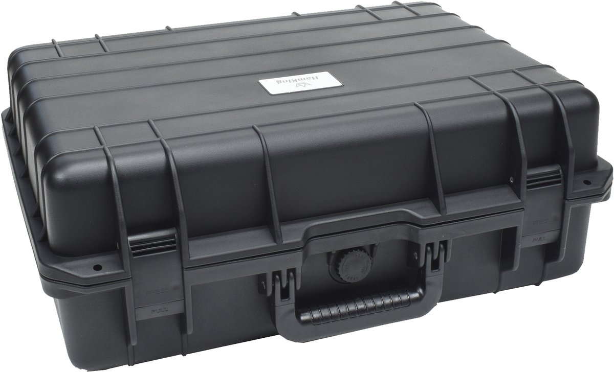 HamKing Transport Koffer XL Black - Waterdicht - Survival koffer - Noodkoffer - BHV koffer - Foto Koffer - Outdoor koffer