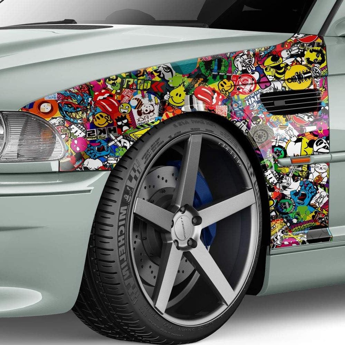 Autofolie Stickerbomb - Decoratieve Wrap - Voertuig Customizen - Luchtkanaaltechniek - 23 