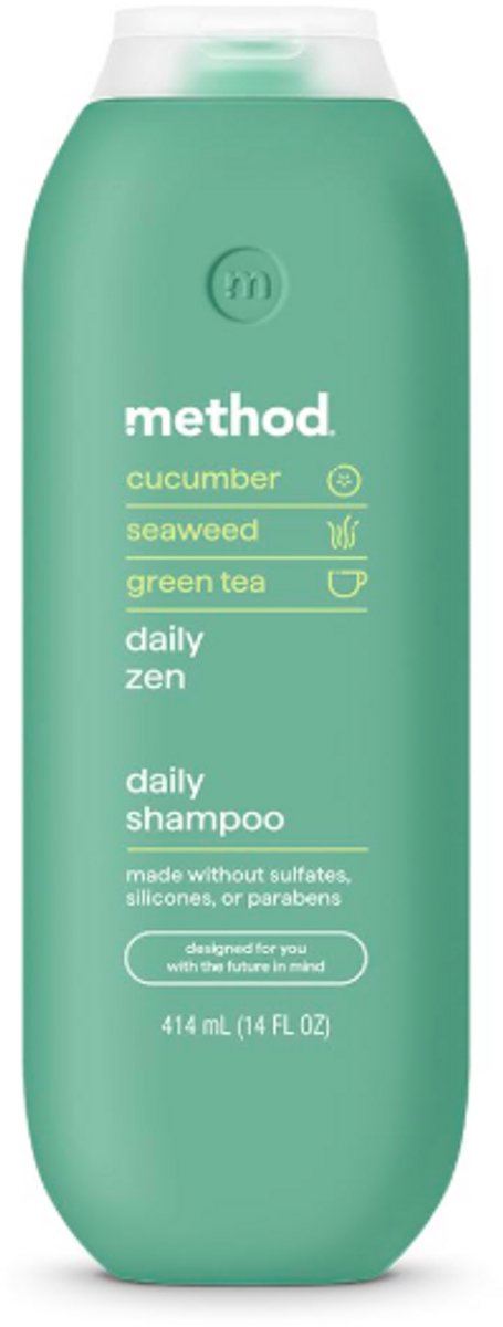 Method Daily Zen Shampoo 414 ml – Sulfaatvrije Shampoo voor Alle Haartypes – Kleurveilig & Voedend