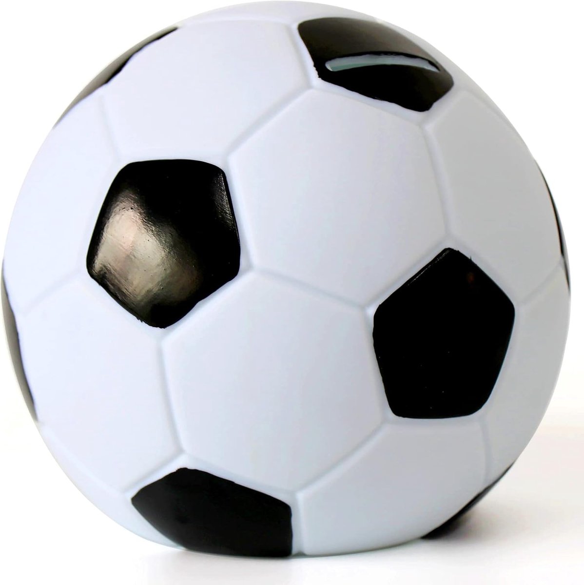 SnelShoppen - Voetbal Spaarpot - Creatieve Spaarpot voor Kinderen - Veilig Emaille Materiaal - Leuk Cadeau voor Meisjes en Jongens - Decoratie voor Ki