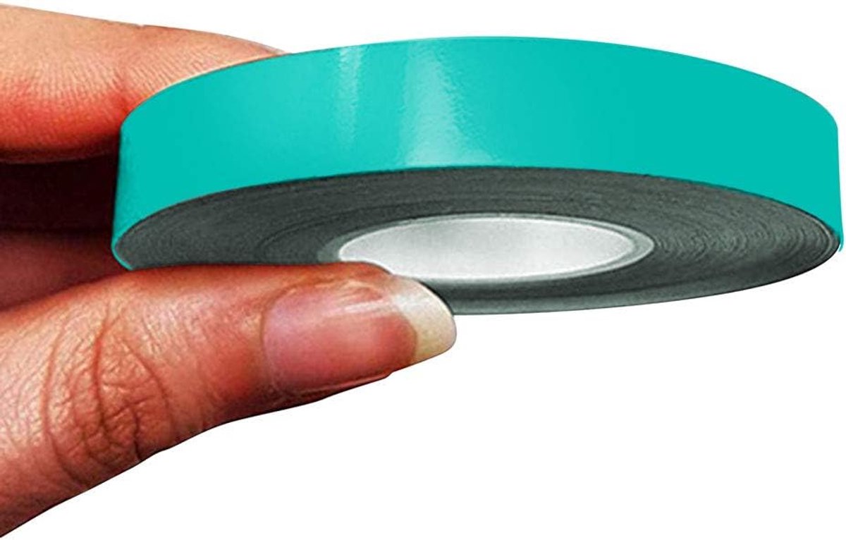 SnelShoppen - Decoratieve Strips Voor Auto's, Motoren & Fietsen - Petronas Groen - 10 mm x 10 m - Adhesieve Strips van CAST Vinyl - Thermoformbaar - V