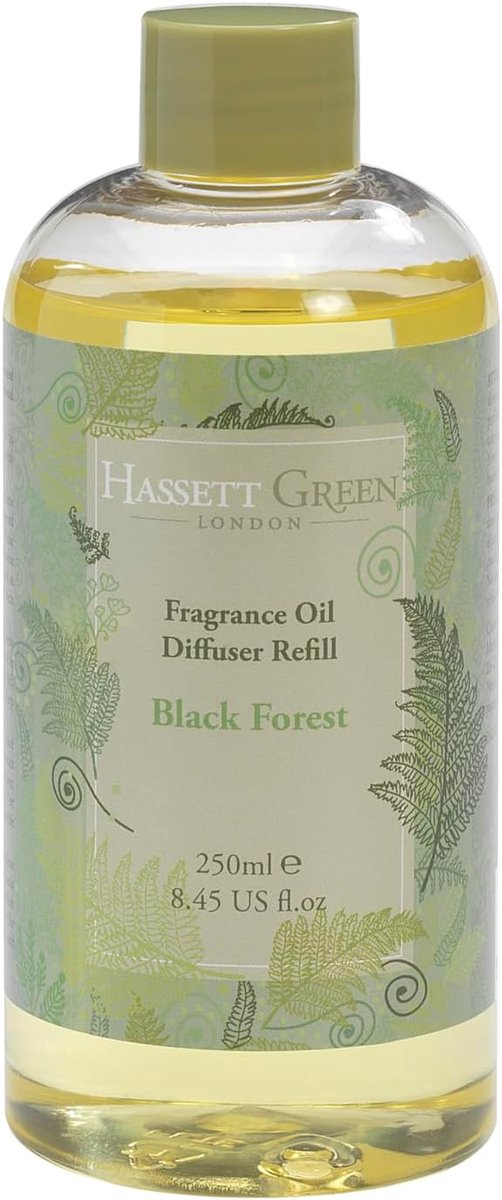 SnelShoppen - Luxe Geurstokjes Navullingen Set - Black Forest Geurolie - 250ml Alcoholvrij en Vegan - Perfect voor Thuis, Feest en Interieur