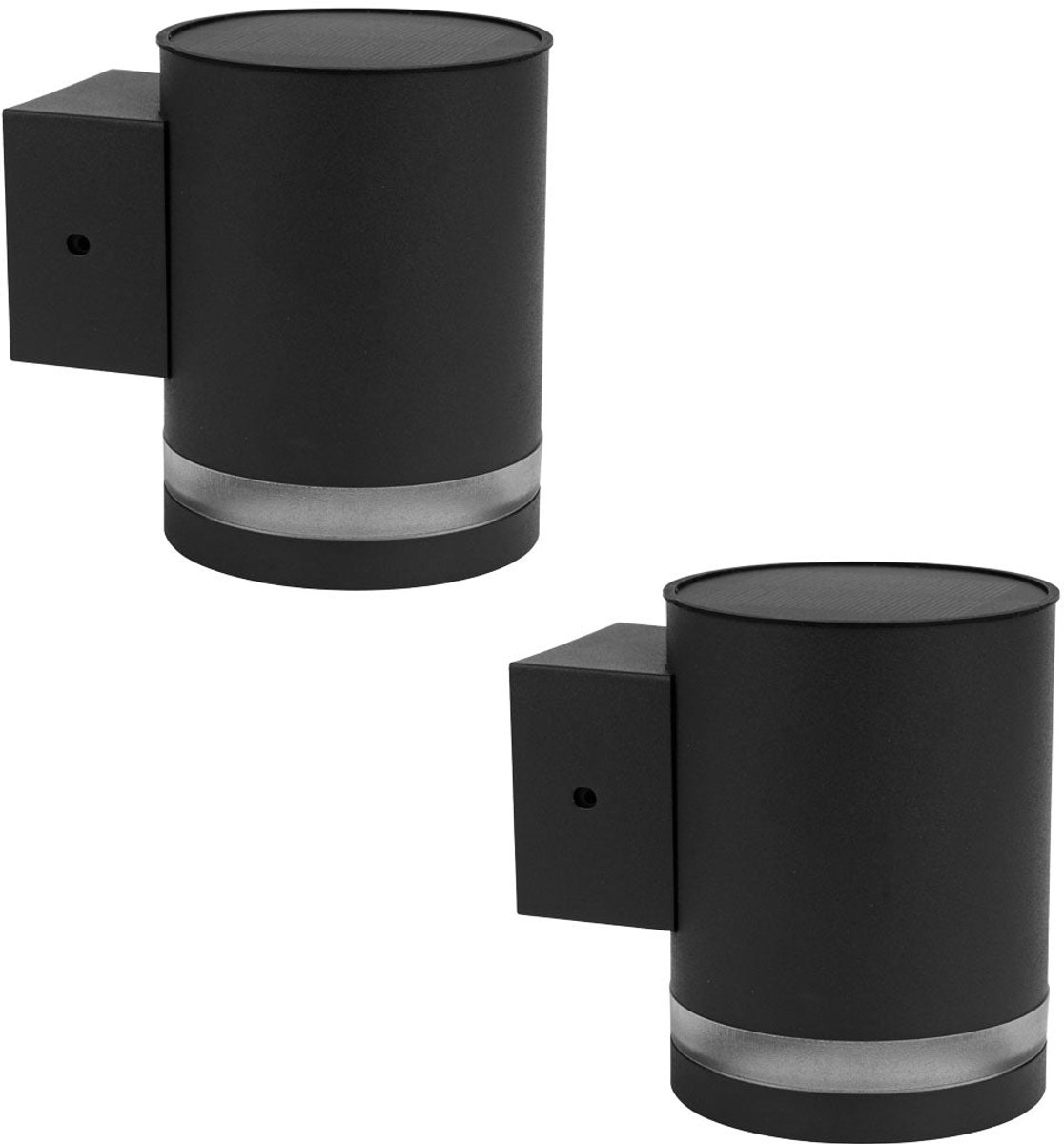 Set van 2 wandlampen op zonne-energie 20LM HELIO