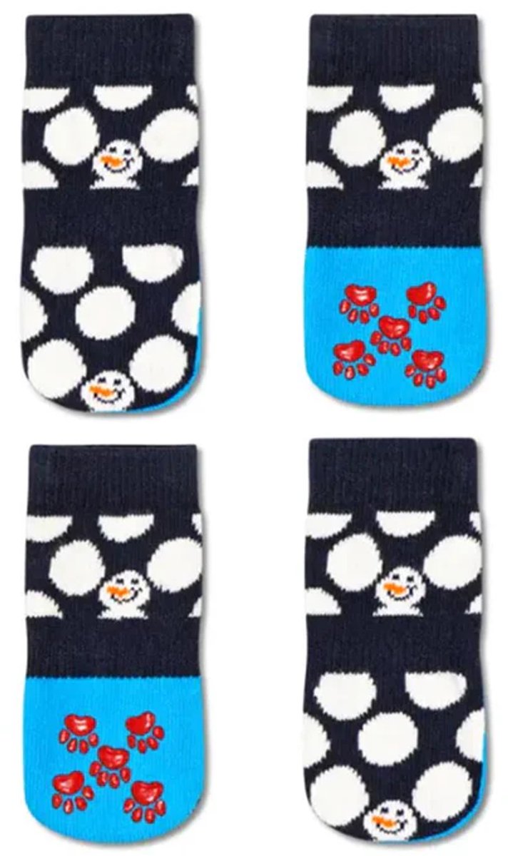 Happy Socks - Big Dot Snowman Dog Sock - unisex - Sokken