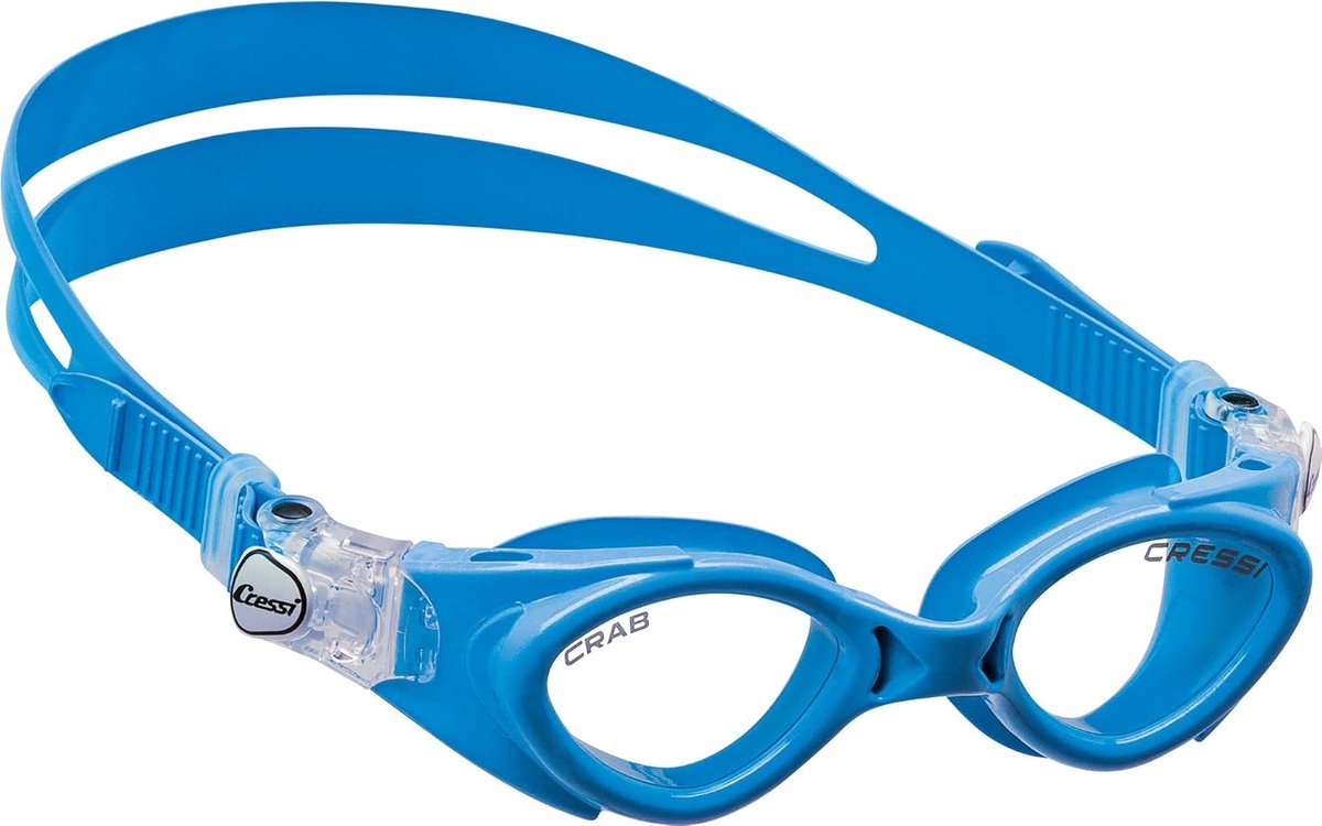 Thijox - Premium Zwembril Kinderen - Cressi King Crab - Waterdicht, UV-bescherming, Verstelbare Band, Comfortabel, Leuk Design voor Zwemmen en Speelpl