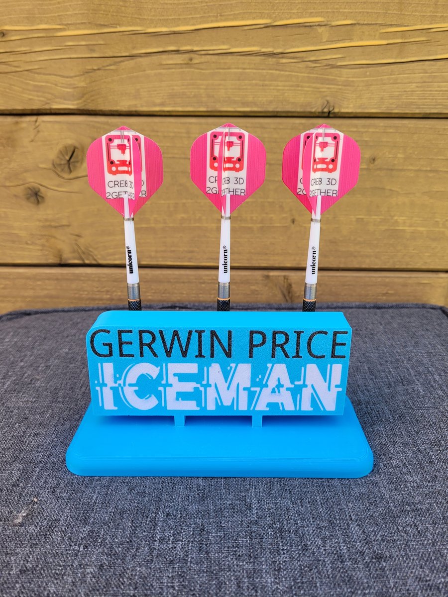 Dartshouder dartpijlen stand Gerwin Price