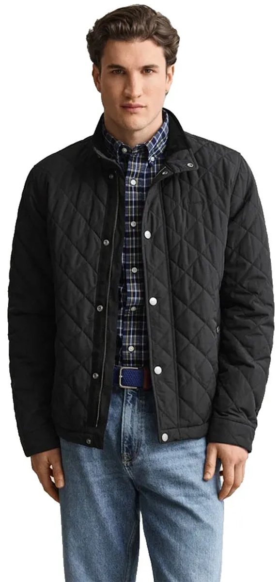 Gant 7006638 Gewatteerde Jas Zwart 2XL Man