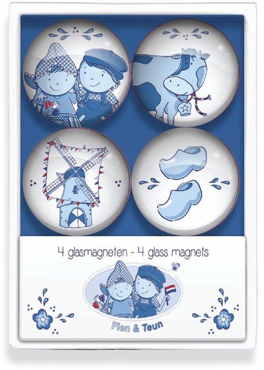 Fien & Teun - Magneten - Holland - Glas op=op