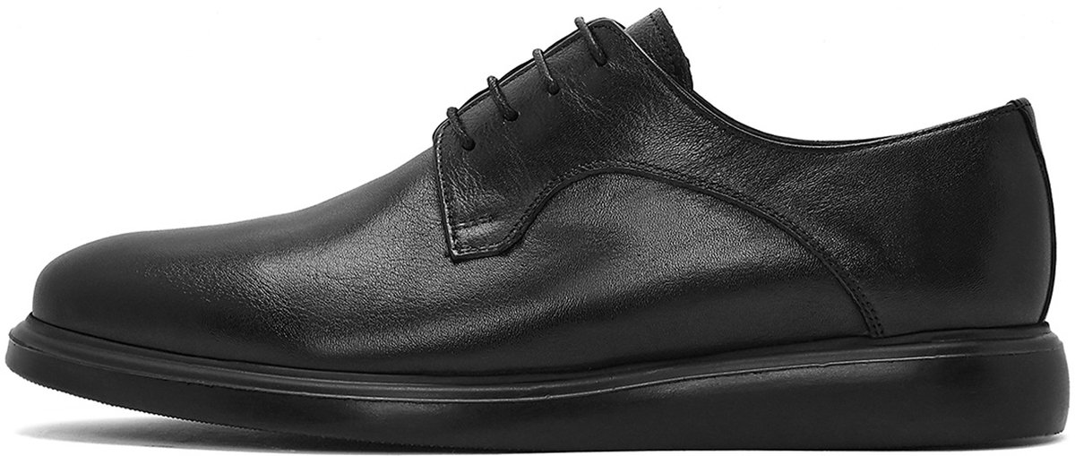 DERIMOD Casual Veterschoenen Leren Casual Veterschoenen