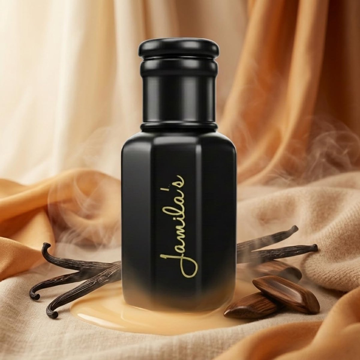 SnelShoppen - Jamila's Vanilla Musk Oud Parfumolie 10ml - Unisex Geur met Vanille, Musk en Oudh - Alcoholvrije Aroma voor Feest en Dagelijks Gebruik