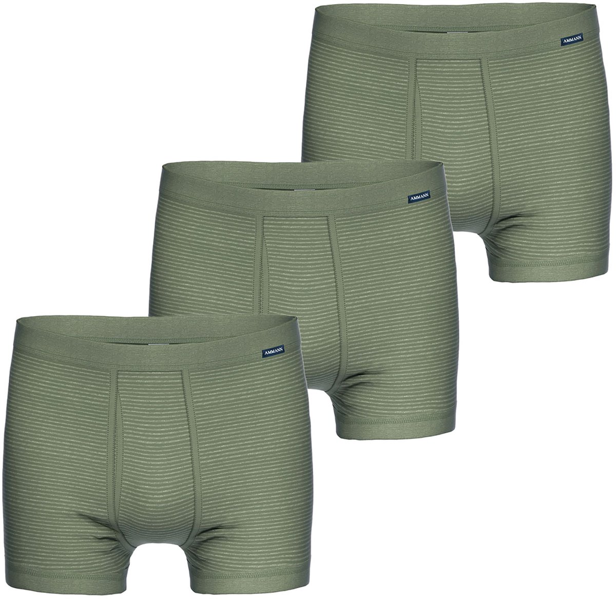 3-pack korte broek met gulp Day Classic / Jeans fijne rib