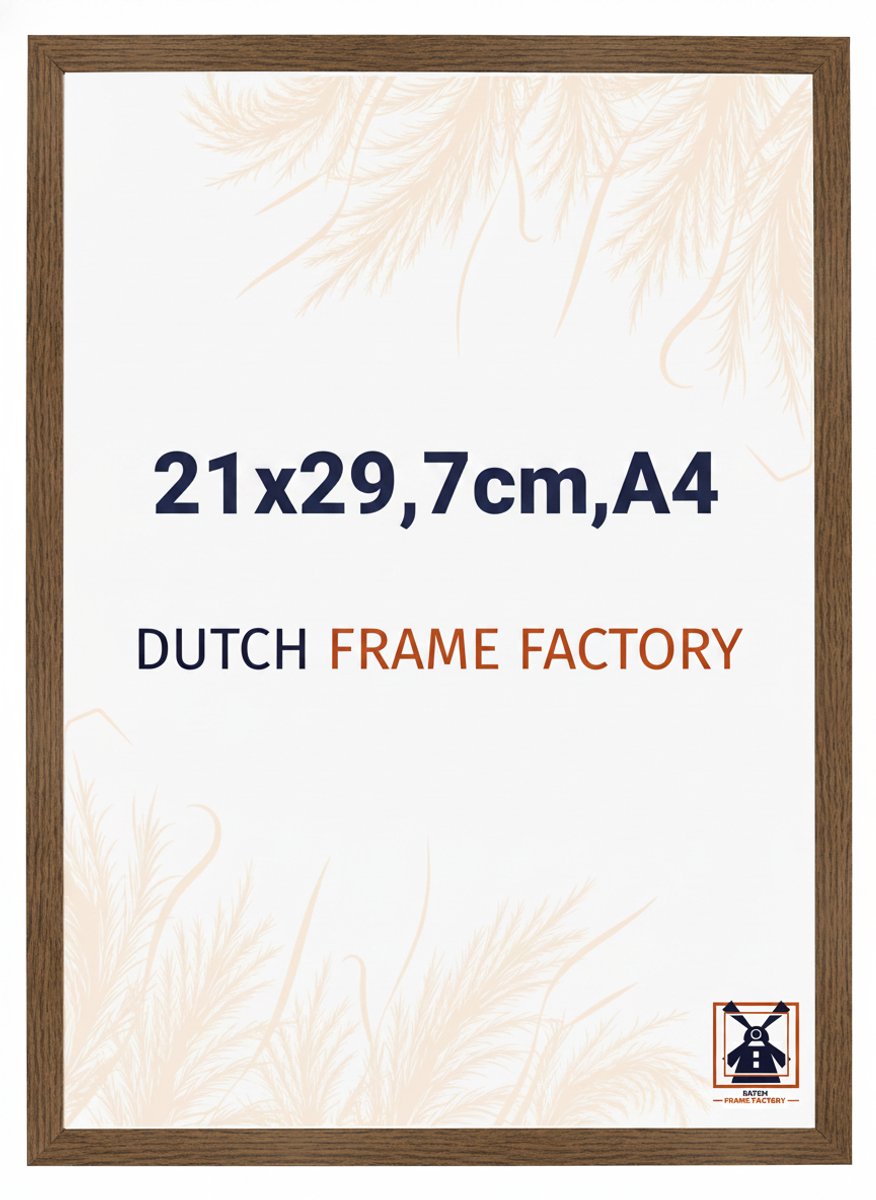Fotolijst A4 21x29,7 cm - MDF - Eiken Rustiek - Benno