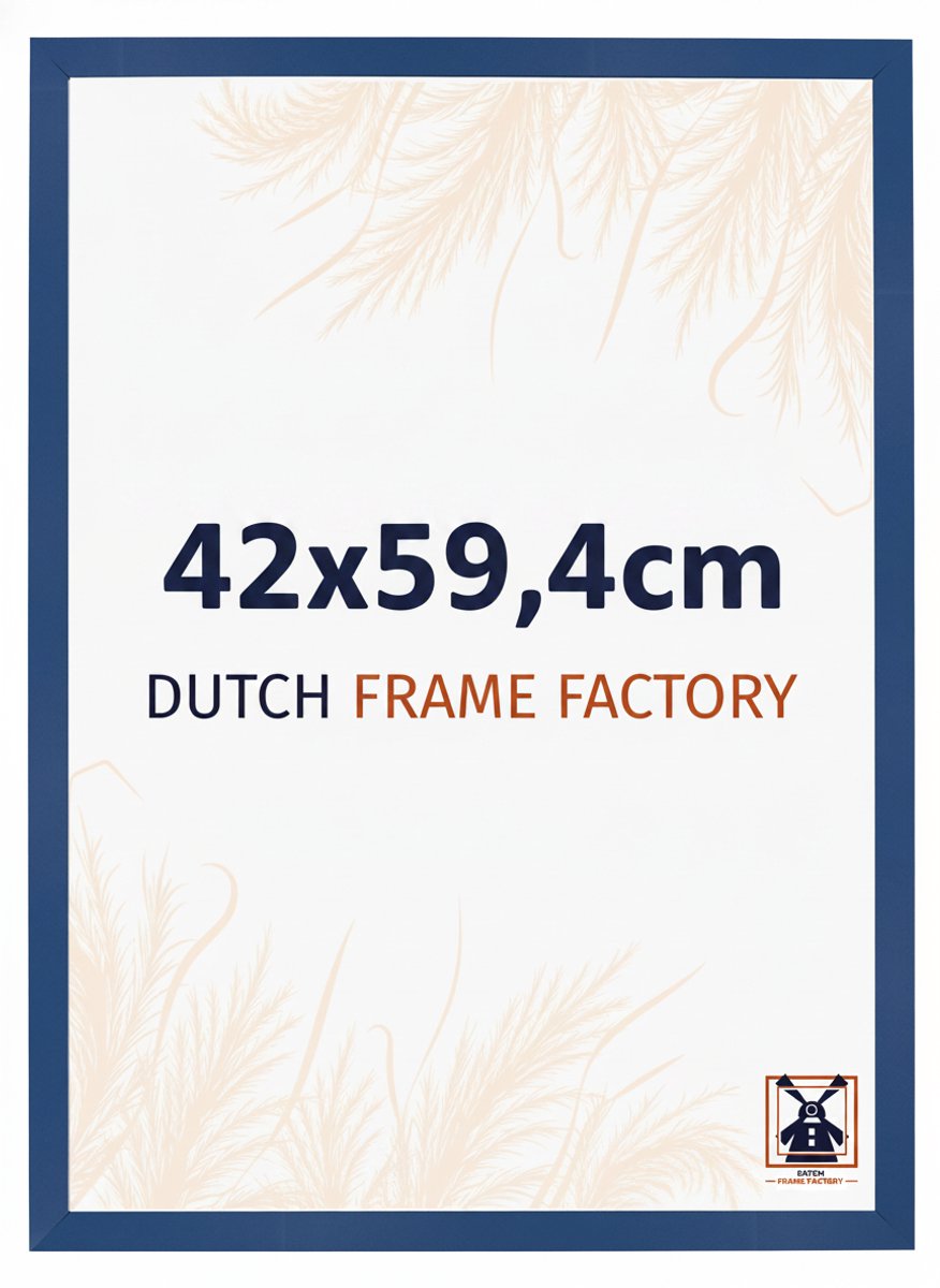 Fotolijst A2 42x59,4 cm - MDF - Donkerblauw - Benno