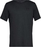 Under Armour UA M SPORTSTYLE LC SS-BLK Heren Sportshirt - Zwart