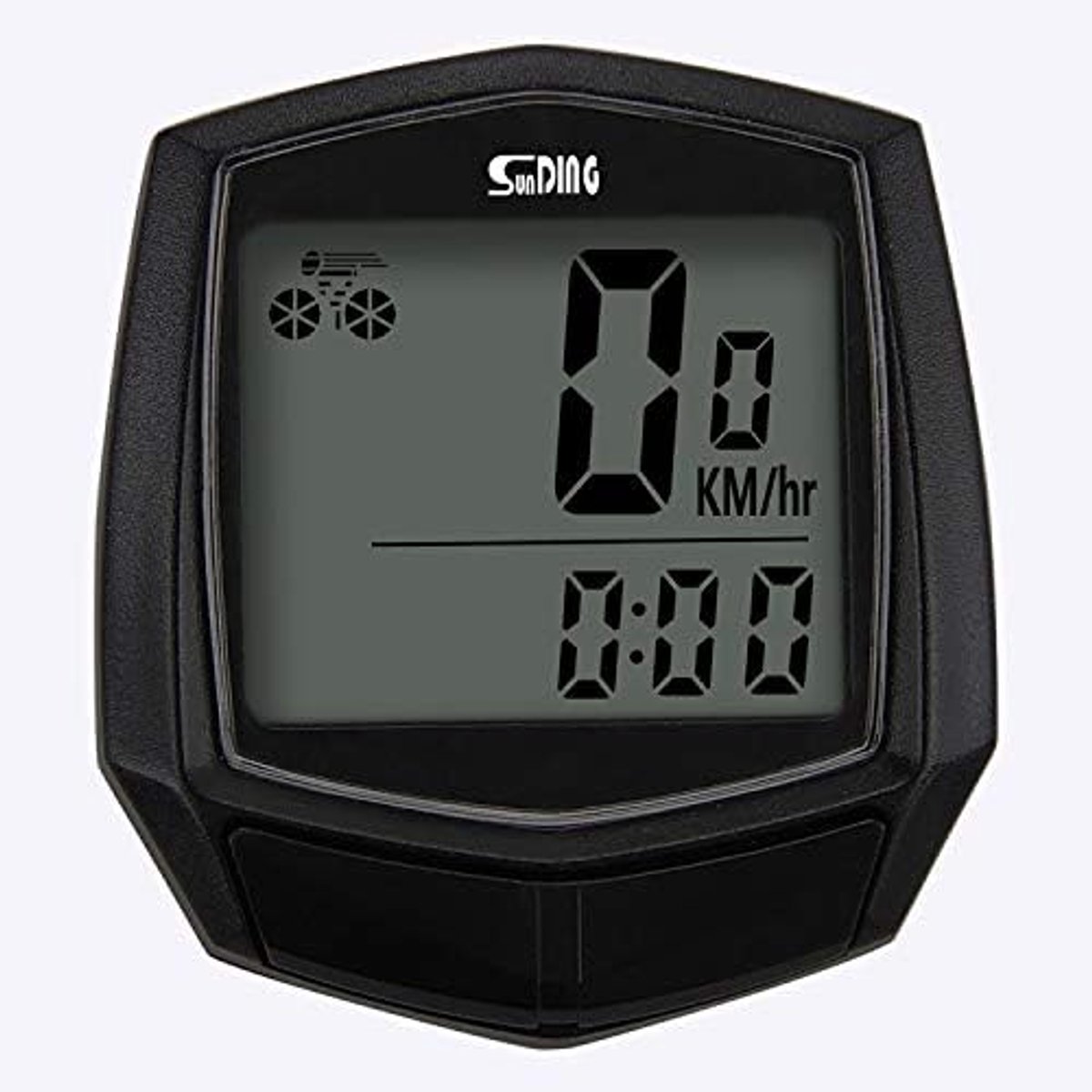 SnelShoppen - Fiets Computer Snelheidsmeter Stopwatch LCD Display Bedrade Sensor met Magneet Inductie voor Fietsen - Ideaal voor Fietstochten en Sport