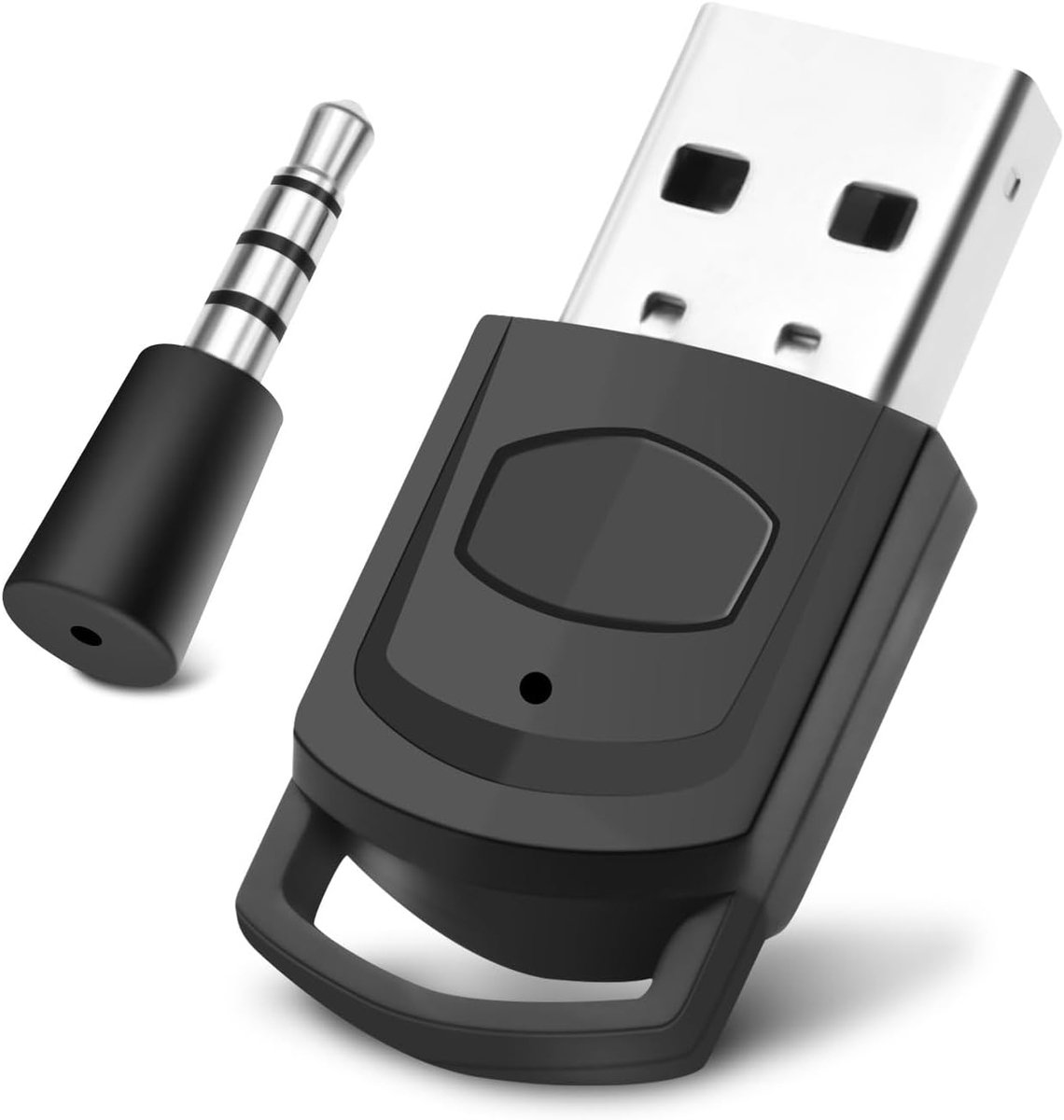 SnelShoppen - 5.0 Bluetooth USB audio-adapter voor PS5/PS4/PC, Bluetooth dongle met mini-microfoon, plug & play, draadloze audio verbinding, gaming ac
