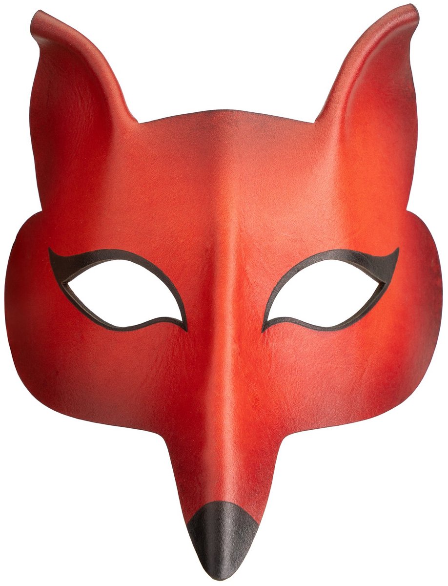 Volpe Femmina De Cuoio Venetiaans Leren Masker
