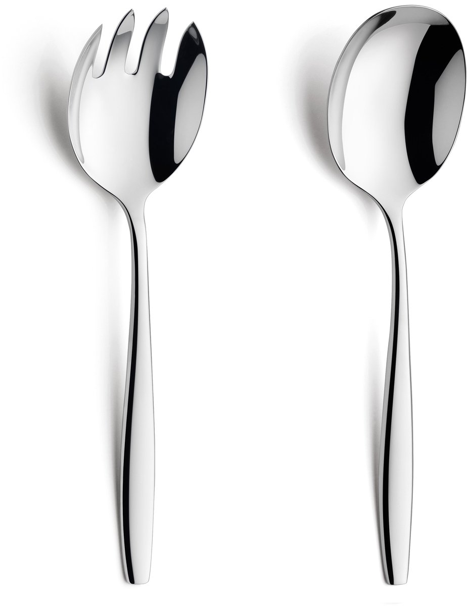 Amefa - FLORENCE - Saladebestek set - 2-delig - Hoogglans - hoogglans - Zilverkleurig