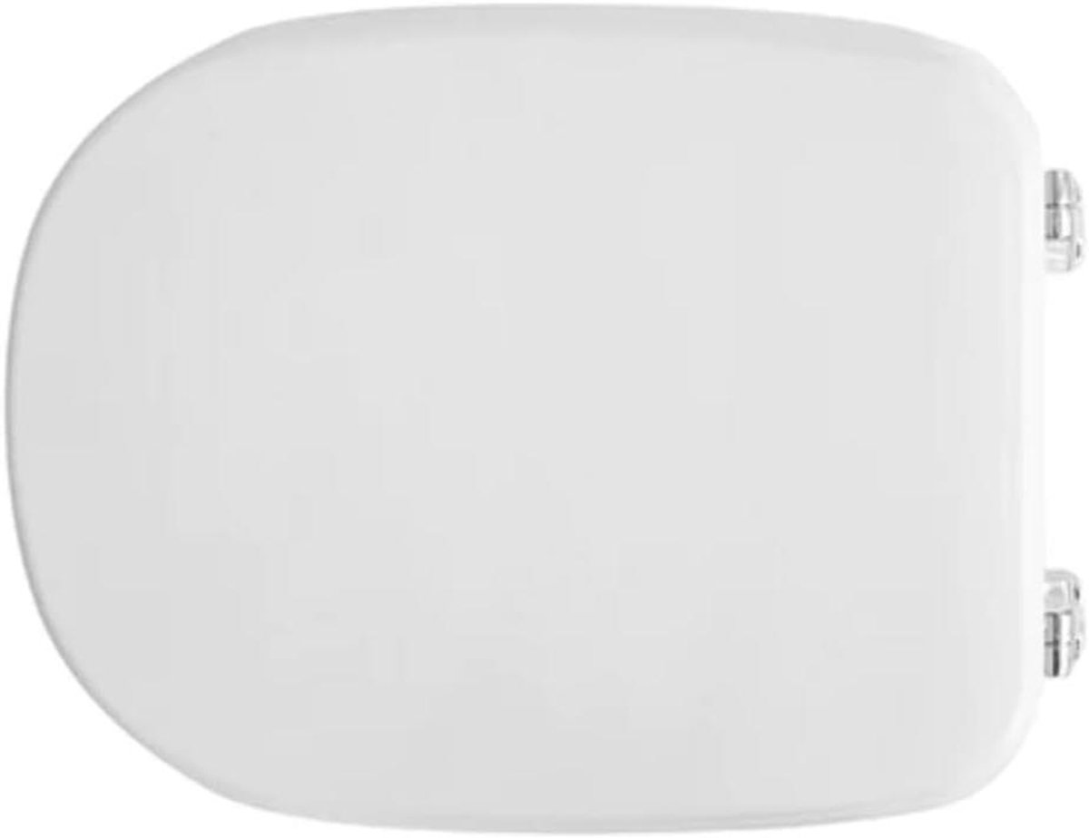 Toiletbril - Zitting Deksel - Badkamer Vernieuwen - Duurzaam Duroplast - 42-44 cm - Wit