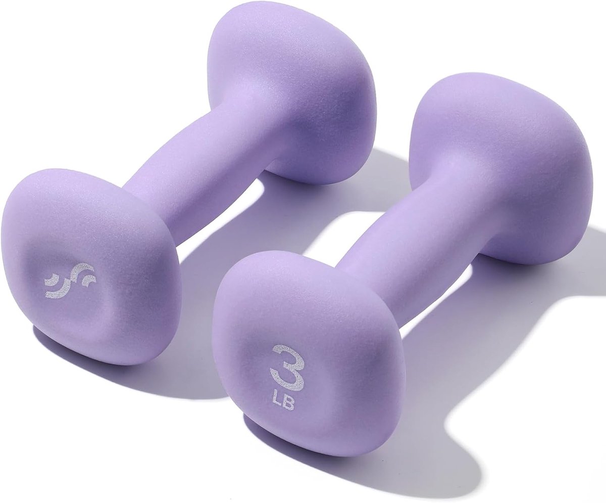 SnelShoppen - Set van 2 Neopreen Dumbbells voor Vrouwen - Verstelbaar Gewicht voor Gymnastiek, Yoga, Pilates en Kinderen - 4-in-1 Gewicht Aanpassing 1