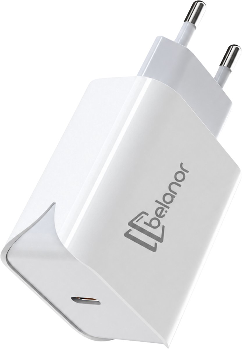 Belanor 20W USB-C Adapter - Power Delivery - USB-C Snellader - Compacte Oplader - Fast Charger