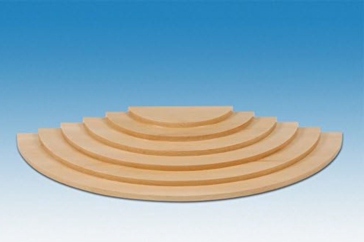 Decoratieve Wolken Weide - Houten Seizoensdecoratie - Sfeervolle Aankleding - Echt Handwerk - 60 cm Breed - Naturel