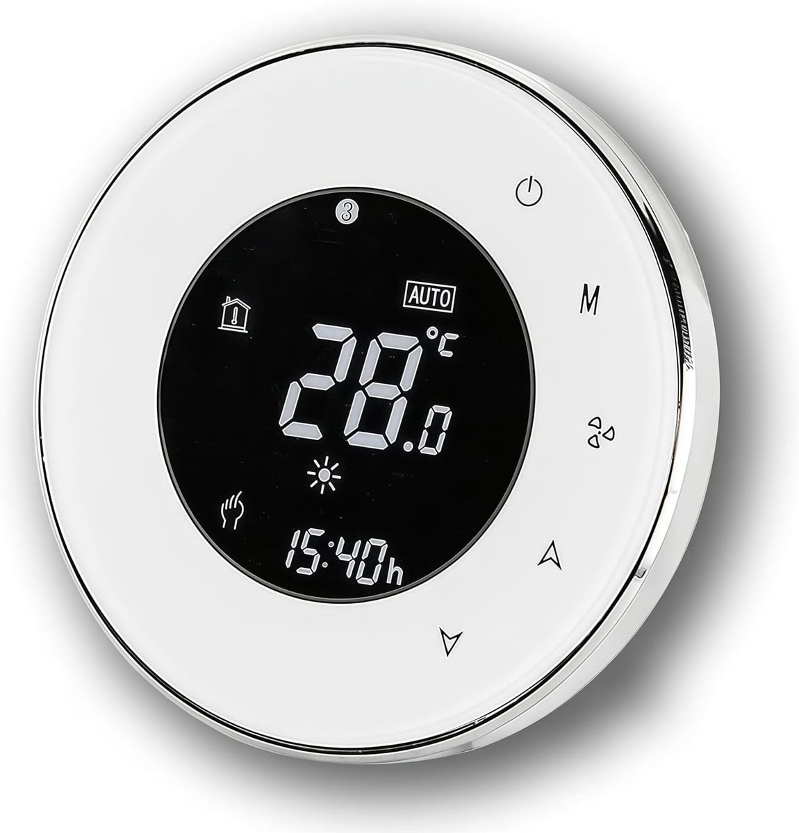 SnelShoppen - 6000 Series Wi-Fi Thermostat - Programmeerbare Touch Screen Thermostaat voor Verwarming en Airconditioning - Afstandsbediening via Mobie