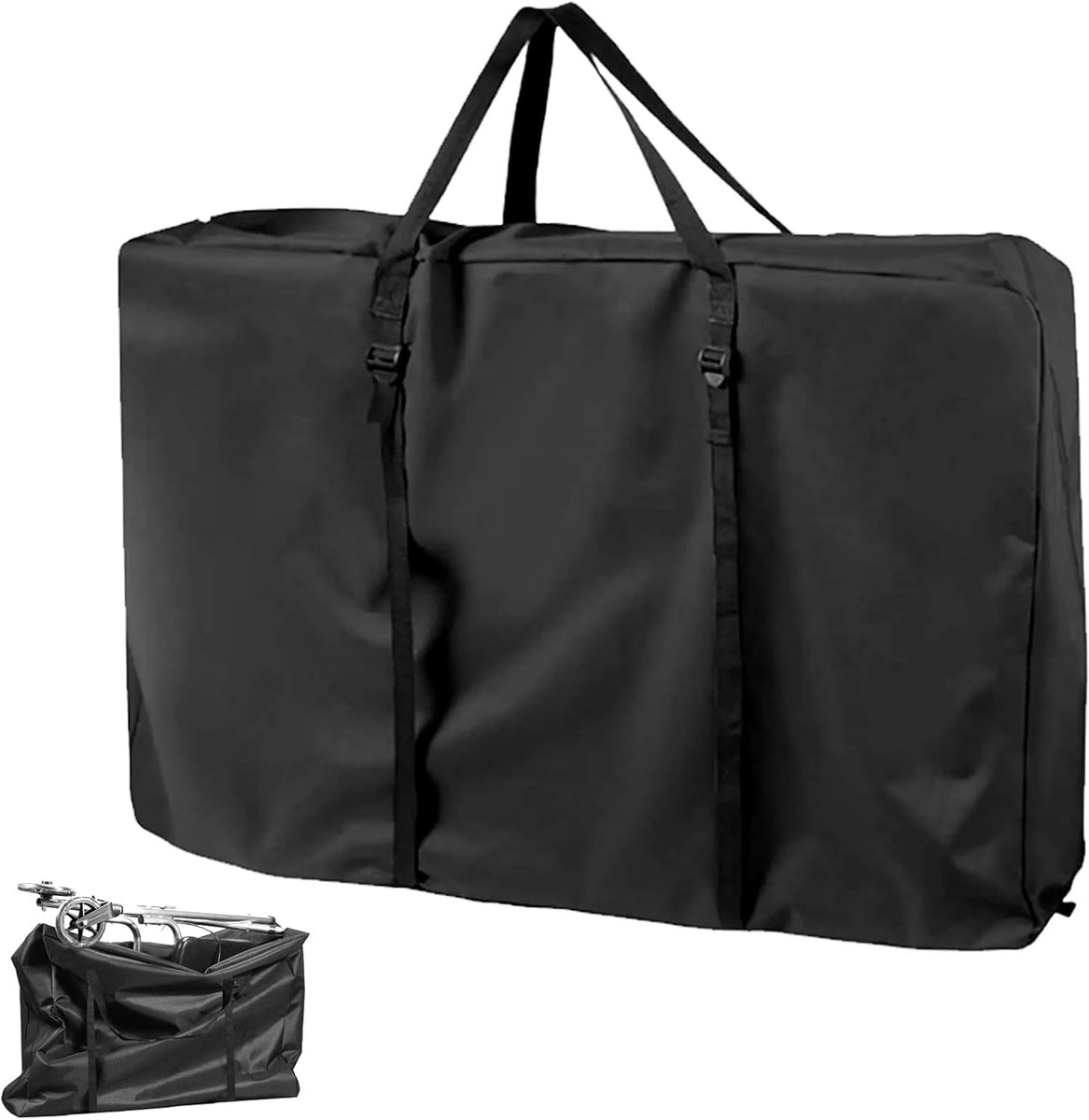 SnelShoppen - Wheelchair Transport Bag 600D, 110x74x28 cm, Waterdichte Transporttas voor Rollator, E-Scooter, Hikers en Snowboard, Ideaal voor Vervoer