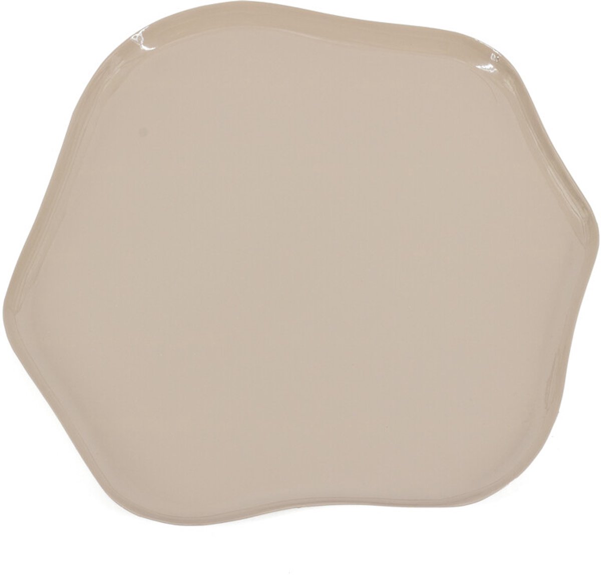 Metalen dienblad Haru glossy sand