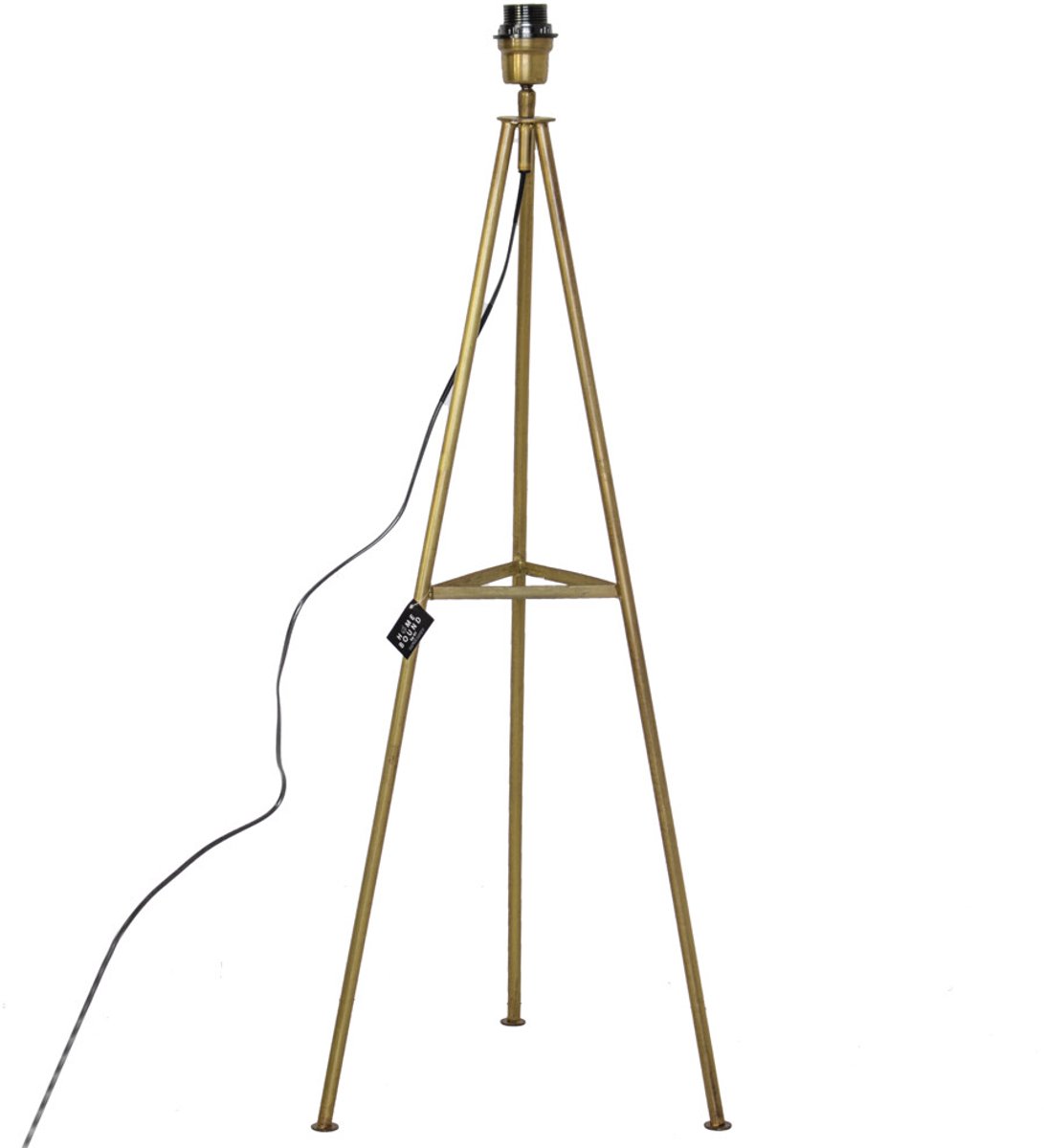 Vloerlamp metaal goud