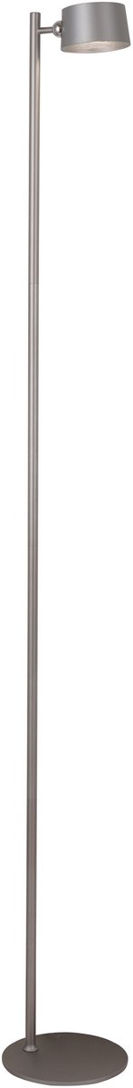 Vloerlamp Design LED op accu zilver
