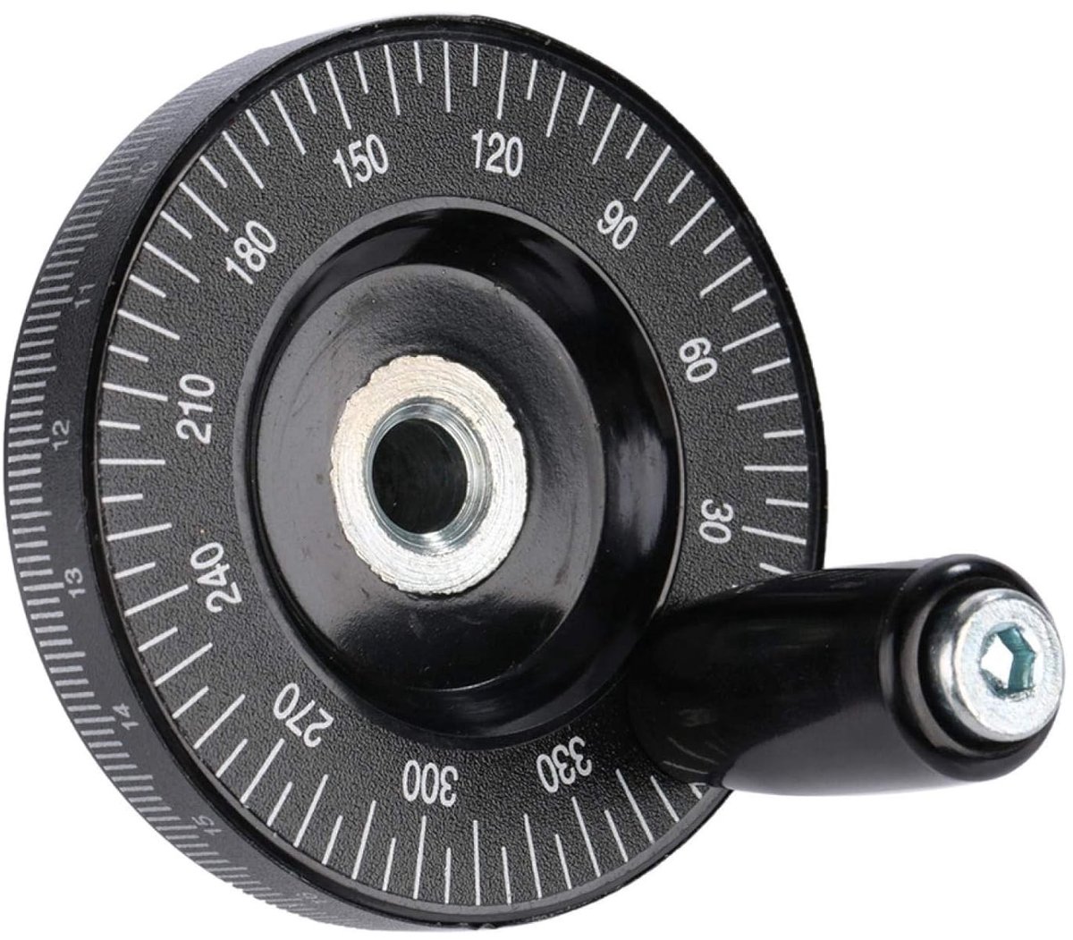 Duurzaam Handwiel met Schaal voor Freesmachines en Draaimachines - 7 cm, Precisie en Betrouwbaarheid