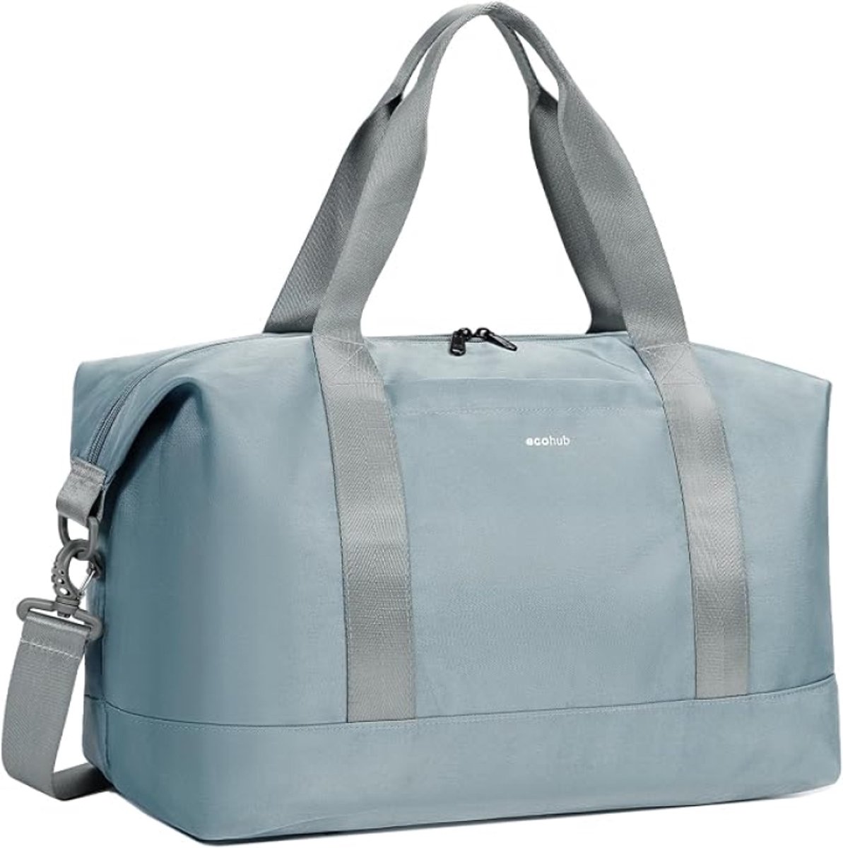 Easyjet Handbagage Tas 45x36x20, 30L Opvouwbare Reistas, Onder Stoel Flight Bag, Waterdicht Weekendtas met Verwijderbare Natzak, Sporttas Dames Heren, Patent Aangevraagd (Grijs)