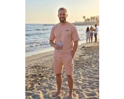 Indigo Denim - Jogging Huispak Katoen - Roze - Cargo