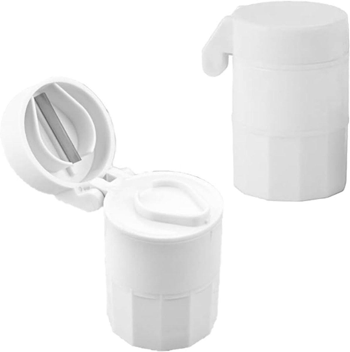 Pil Spliter, 3 in 1 Draagbare Pill Crusher Tablet Organizer Box voor Geneeskunde Snijden/Slijpen/Opslaan