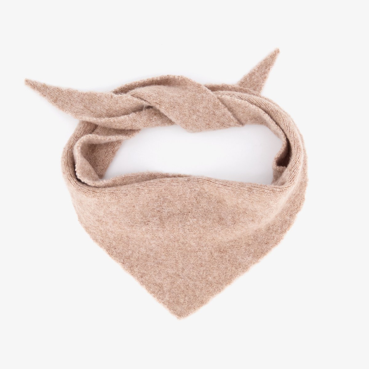 Driehoek dames sjaal beige