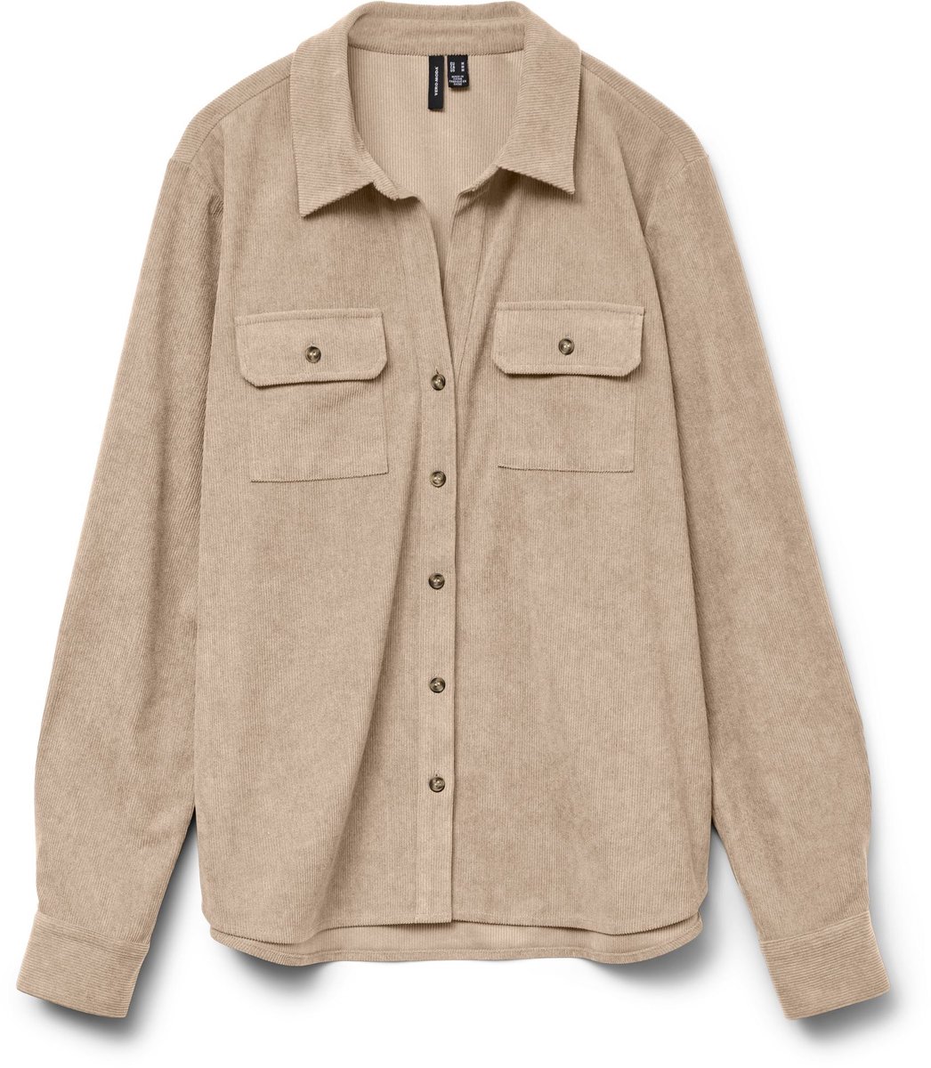 VERO MODA - VMELLY L/S POCKET SHIRT WVN - Dames - Blouses