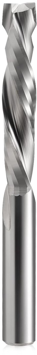 Compressieboor Spiral Cutter 8 mm - Houtbewerking, Graveren, CNC Frees, 42 mm Snijlengte, 1 Stuk