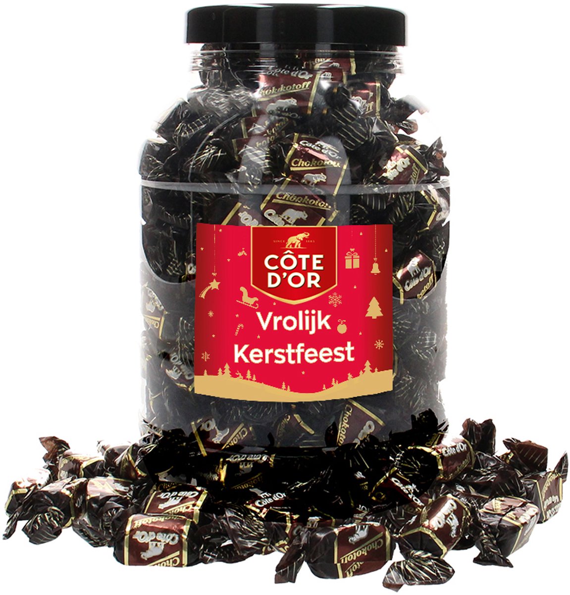 Côte d'Or Chokotoff "Vrolijk Kerstfeest" - chocolade kerstcadeau - 1600g