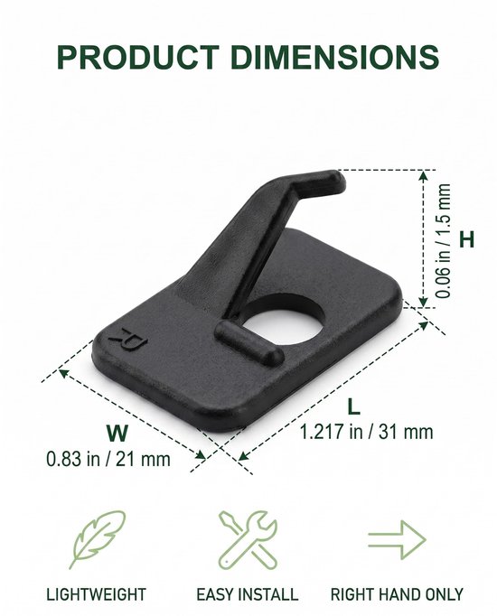 Pijlensteun 8x voor Recurve Boog, Kunststof met Antislip Achterkant, Voor Precisietraining en Jagen — afbeelding 4