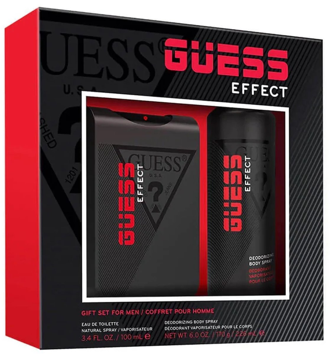GUESS SET GUESS EFFECT MEN EDT 100ML + DEO 226ML