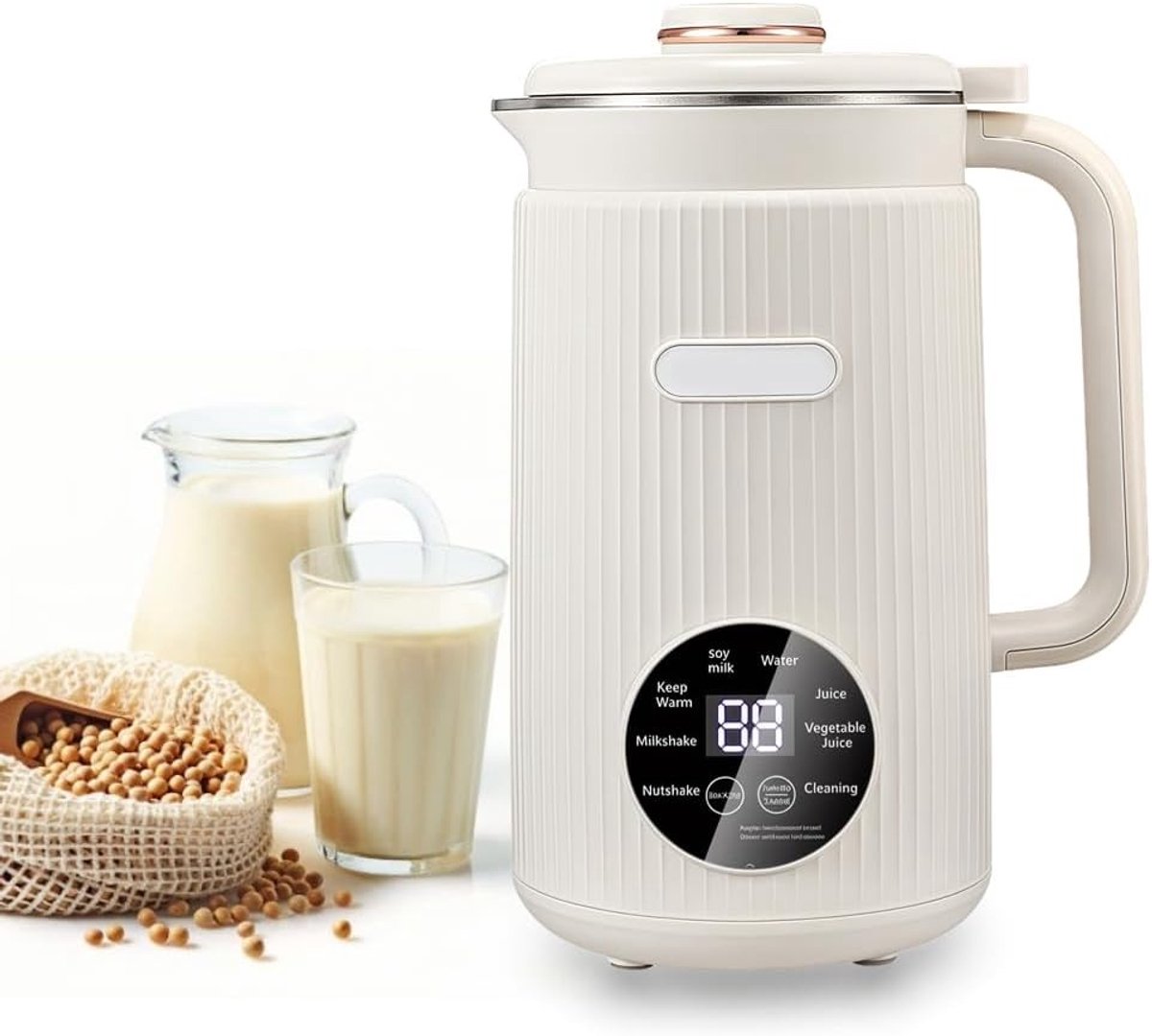 Plantaardige Melk Machine - Wit - Automatische Nootmelkmachine - Voor Zelfgemaakte Melk en Sappen