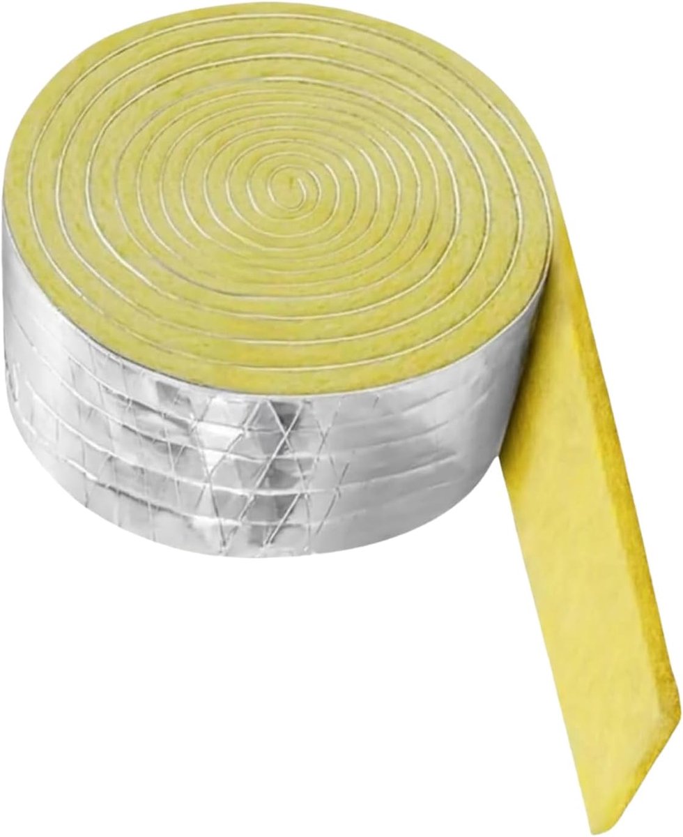 Isolatie voor waterleidingen | 10,0 m zelfklevende tape - buisisolatie | voor industri毛le warmwaterverdeling verwarming ventilatie lucht winter buiten zolder huis dak muur kelder oven