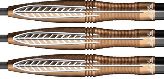 Bull's Bronzo Flux 90% - Dartpijlen van Bull's — afbeelding 2