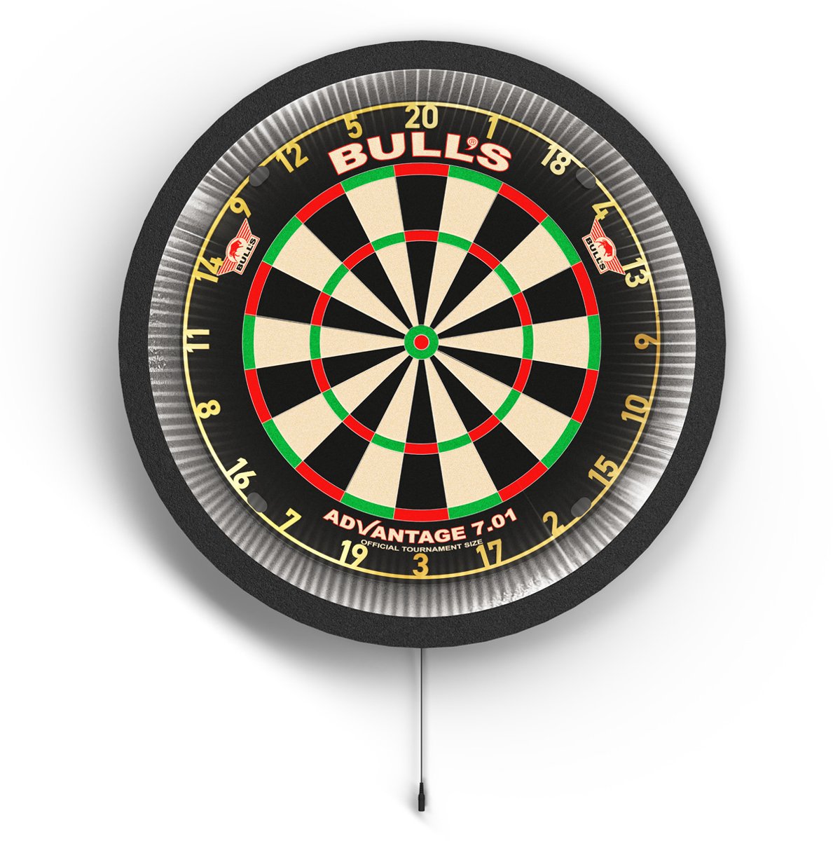 Bull's Lumo 2 - Dartbord Verlichting & Surround - 360° LED Verlichting - 96 LEDs - Muurbeveiliging - Darten