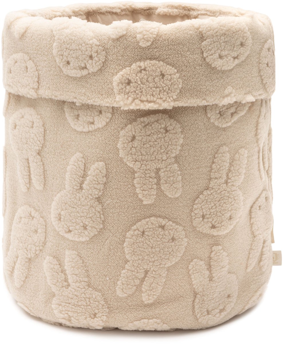 Jollein Opbergmand Miffy Jacquard Teddy Sand