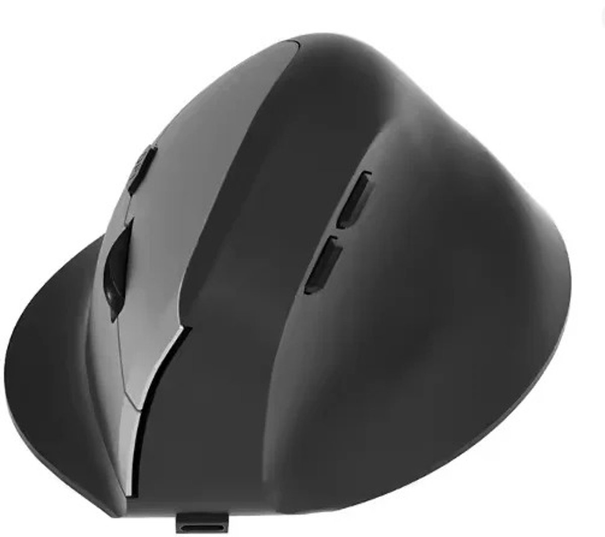UGREEN Verticale ergonomische muis - Bluetooth & 2.4G - MU008 - 4000 DPI - 6 Knoppen - te verbinden met 3 apparaten - Natuurlijke positie van de hand - Zwart