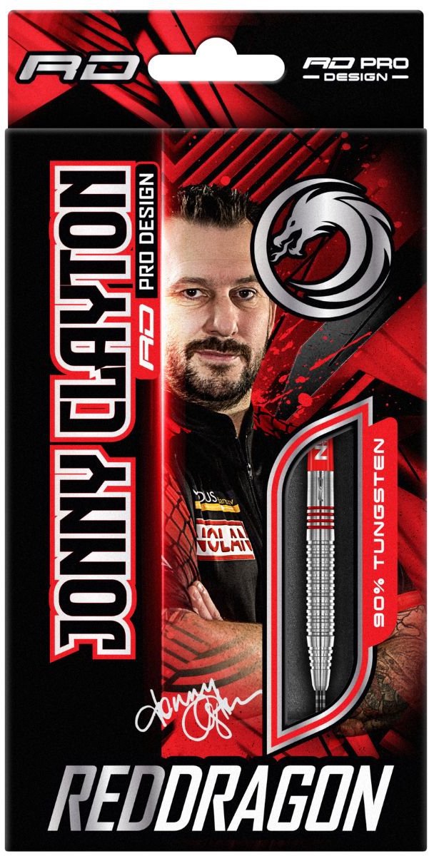 Red Dragon Jonny Clayton 2.0 90% - Dartpijlen van Red Dragon — afbeelding 3