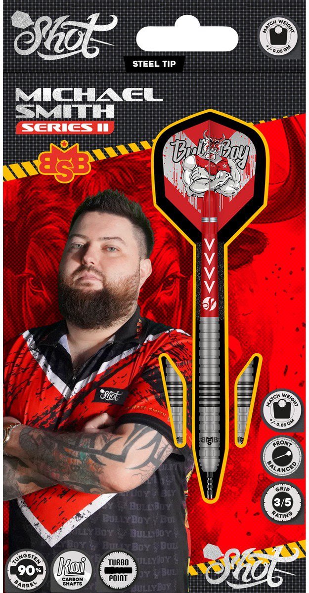 Shot Michael Smith Series II Turbo Point 90% - Dartpijlen van Shot! — afbeelding 3